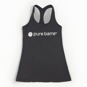 Lululemon Cool Racerback Tank Top Sleeveless Pure Barre Black Womens Size 4